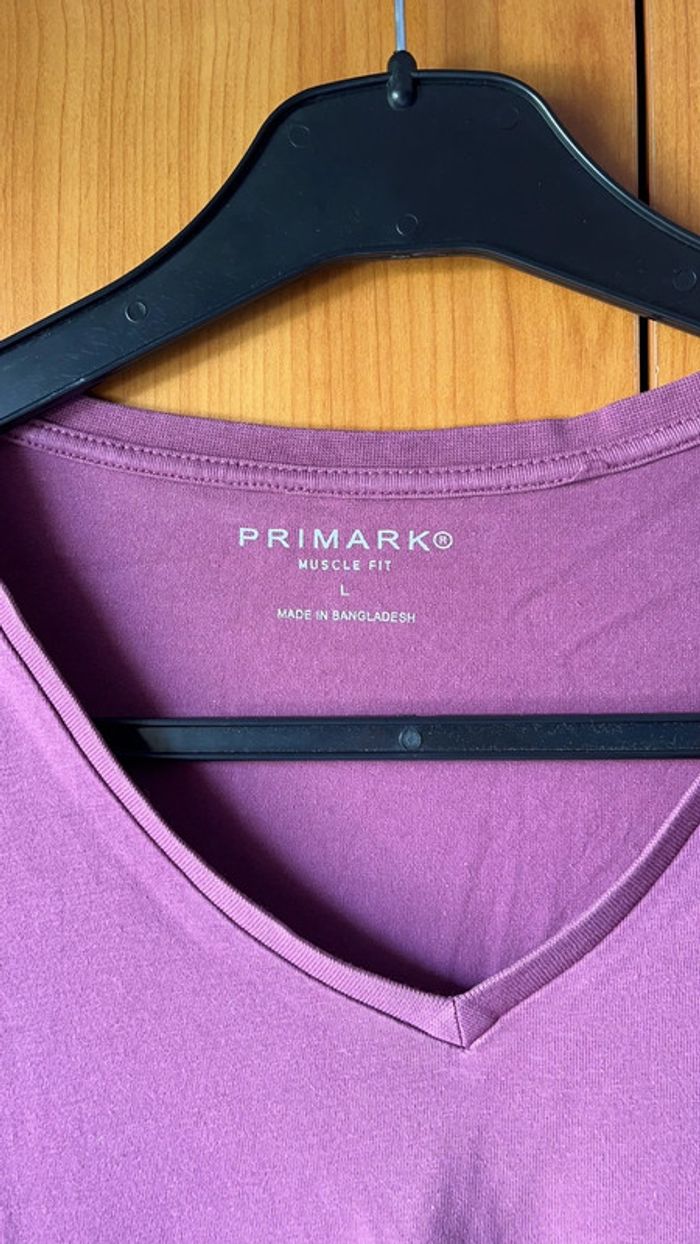 Lot de 2 tee shirt uni Primark L - photo numéro 3