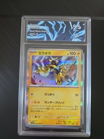 Carte Gradée Zeraora Japonaise 