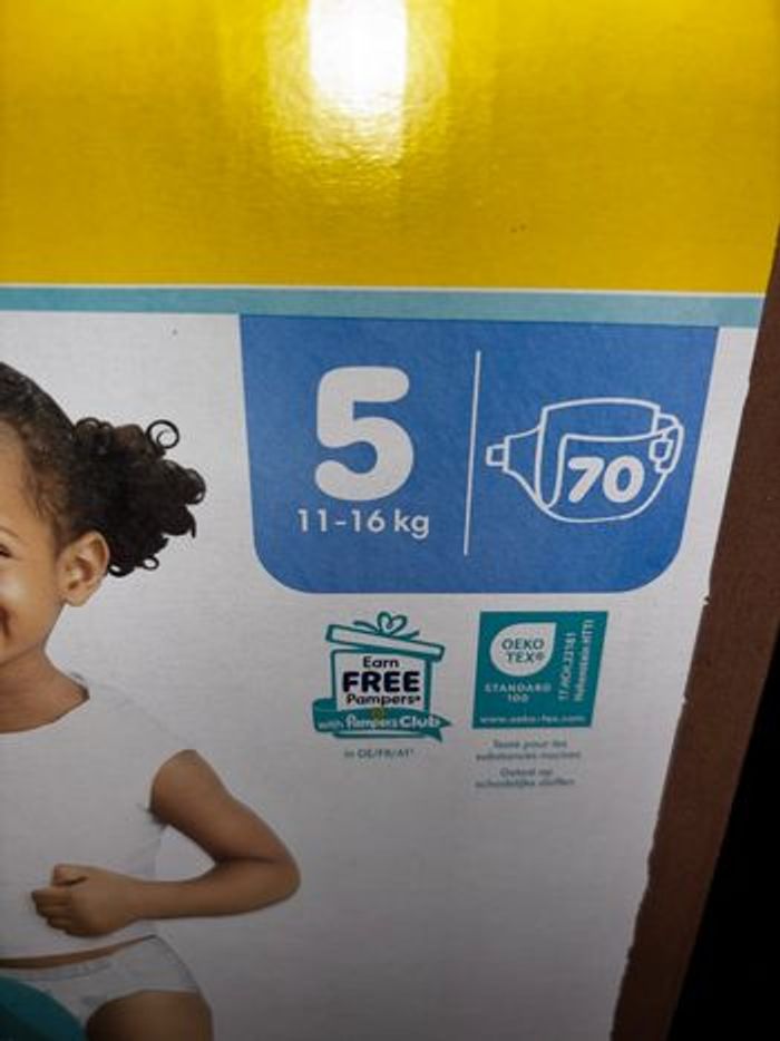 Maxi-Pack De 70 Couches Pampers Harmonie Neuf Dans L’emballage Taille: 5 - photo numéro 2