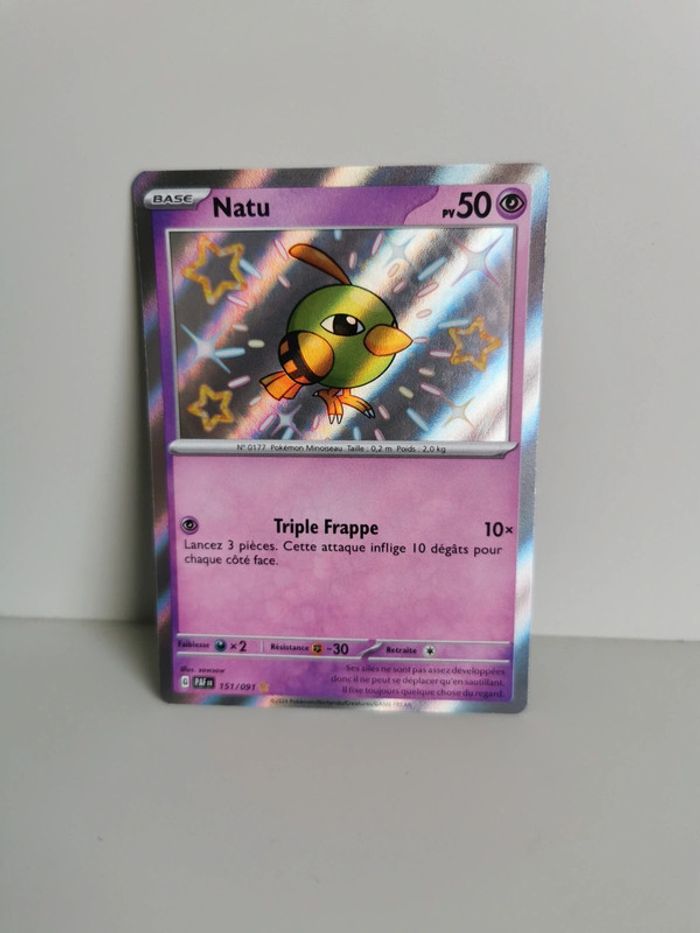 Carte Pokémon Natu 151/091