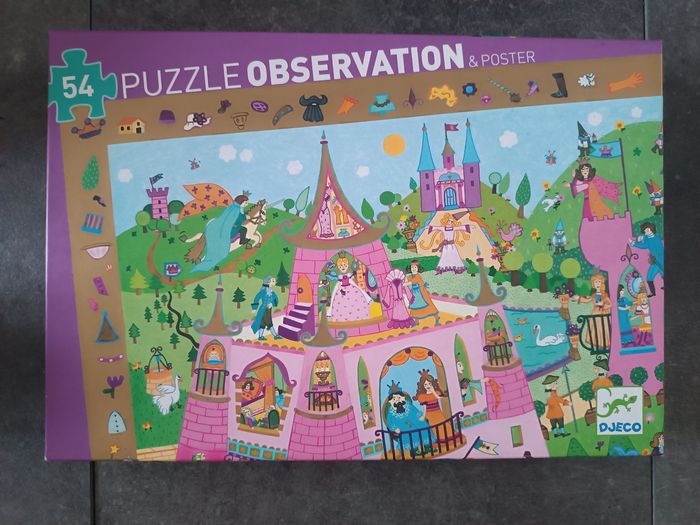 Puzzle observation princesse