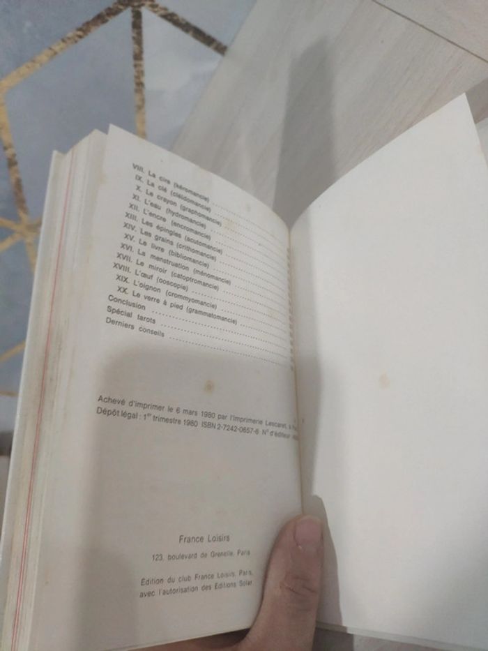 Livre connaître l'avenir lignes main tirer les cartes rêves - photo numéro 7