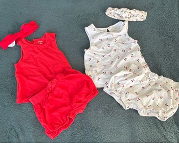 Lot de 2 ensembles 3 pièces  9 mois 71 cm