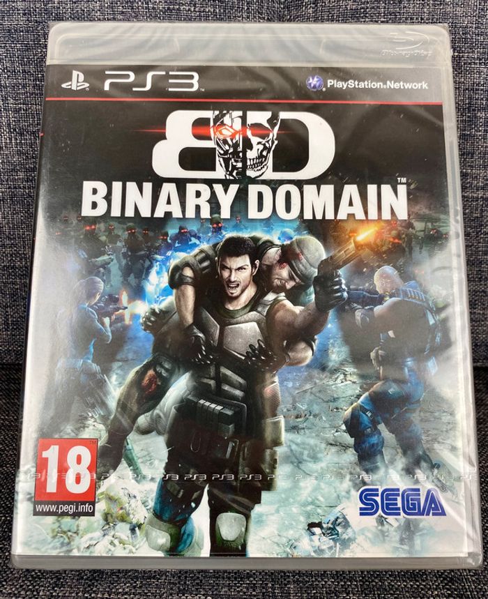 PS3 Binary Domain - Jeu Vidéo PlayStation NЕUF sous blister / Sealed Brand New