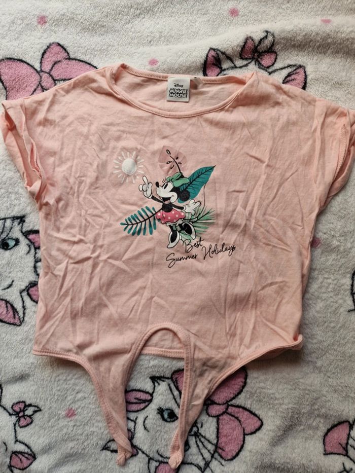 Tee shirt manche courte minnie 5 ans