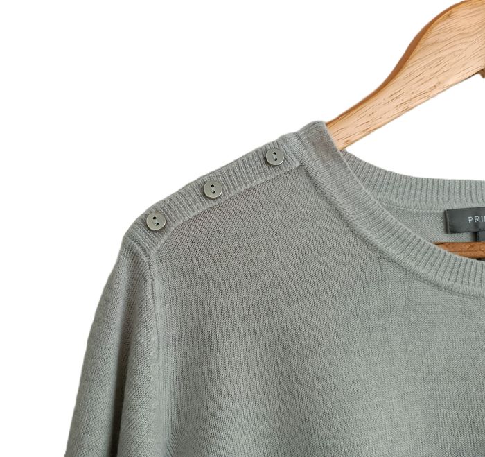 Pull fin gris. Col rond. Primark. Taille 40 / 42 - photo numéro 3