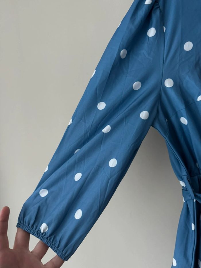 👗Magnifique bleue robe à pois- taille M - neuf sans étiquette - Simplee- été - photo numéro 2