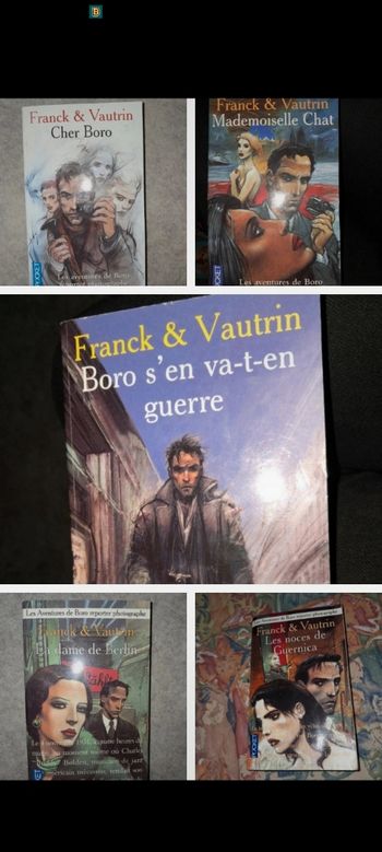 Lot de 5 livres de Franck et Vautrin