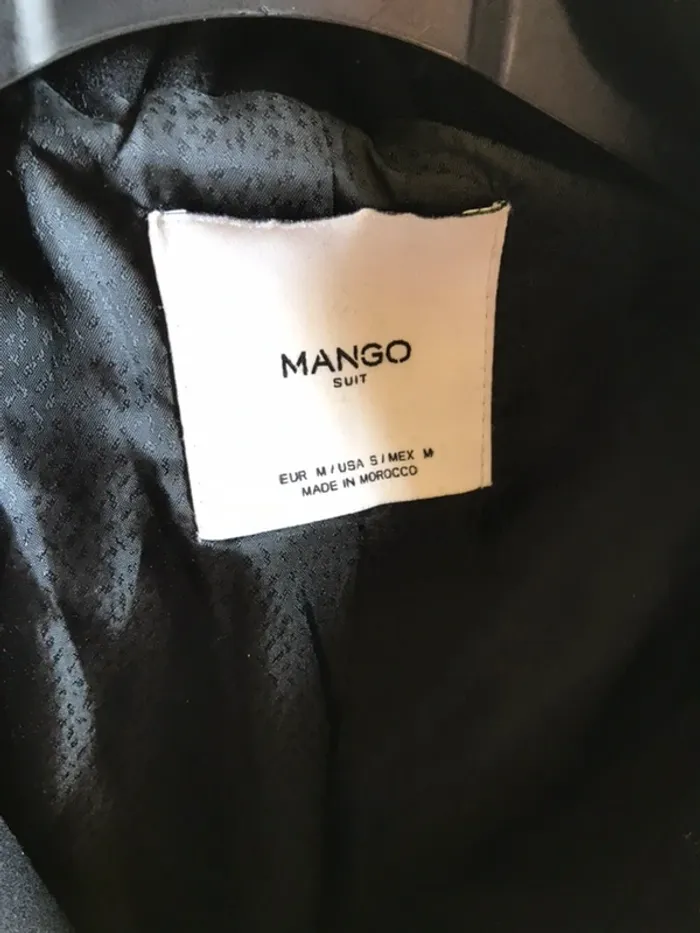 Manteau mango noir M - photo numéro 3