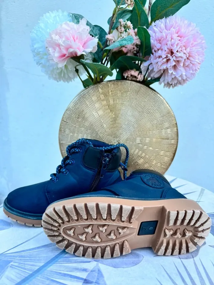 Bottines Bleu Marine || Kiabi || taille 27 - photo numéro 4