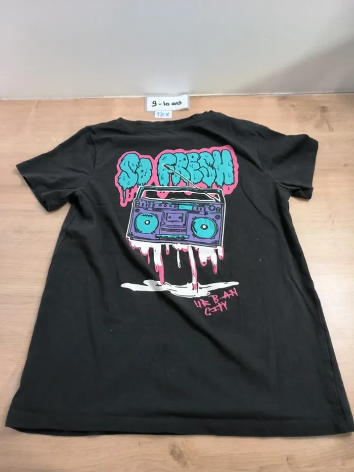 Lot t-shirts manches courtes 7 pièces  9-10 ans - photo numéro 8