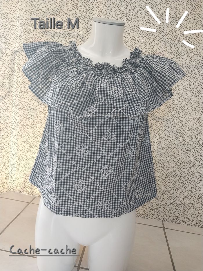 Blouse Cache Cache à carreaux vichy