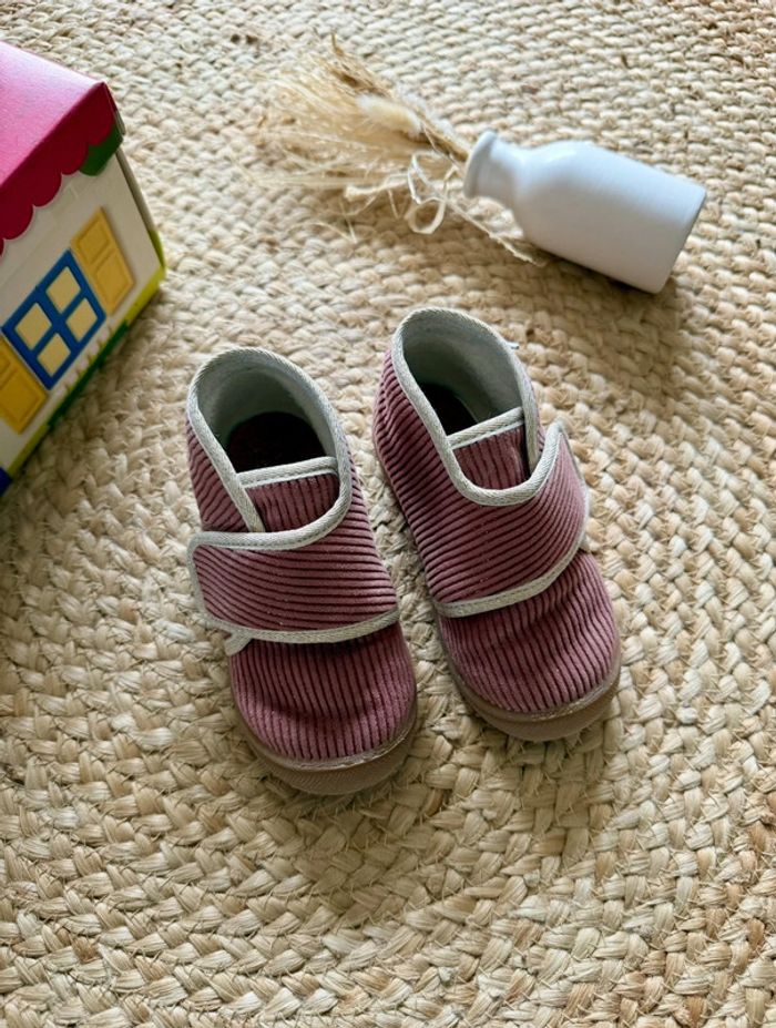 Chaussons Bellamy rose - taille 23