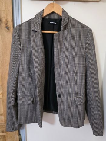 Veste blazer a carreaux