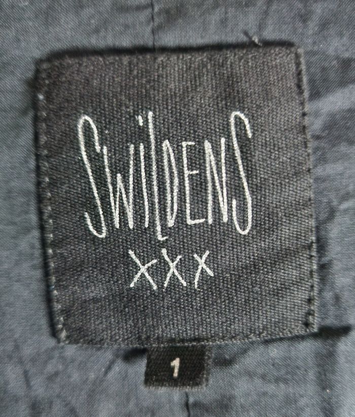 Manteau/veste Swildens – Taille 1 – Noir/gris – État : Très bon - photo numéro 9