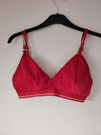 Sous tif rouge et or
