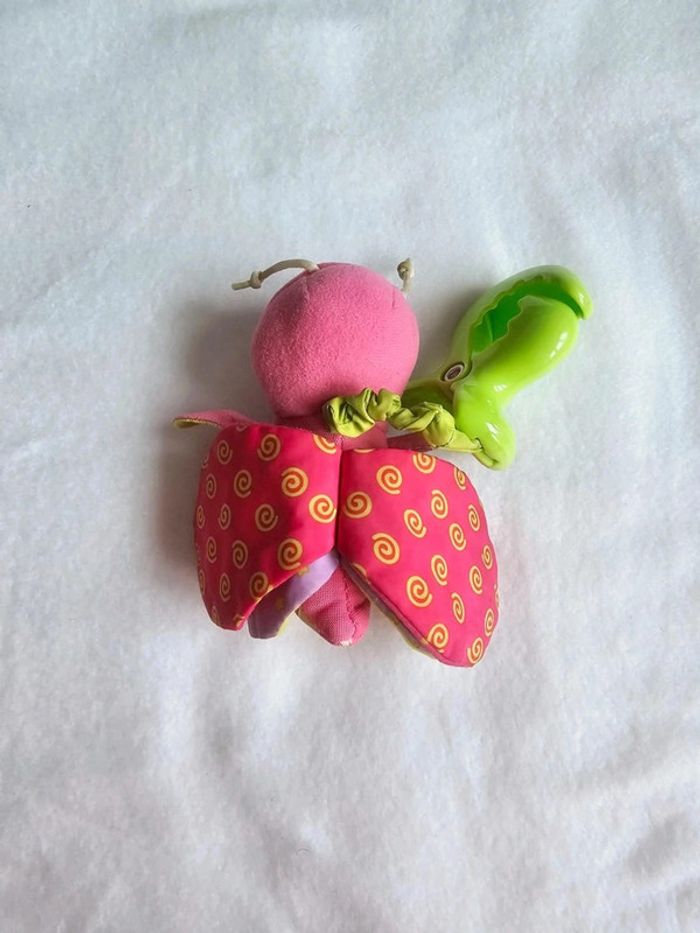 Magnifique peluche papillon fil ressort - photo numéro 3