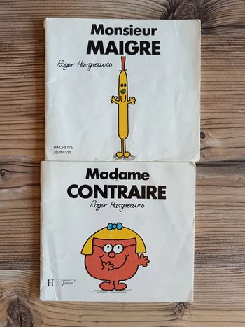 Livre Mme contraire et M. Maigre