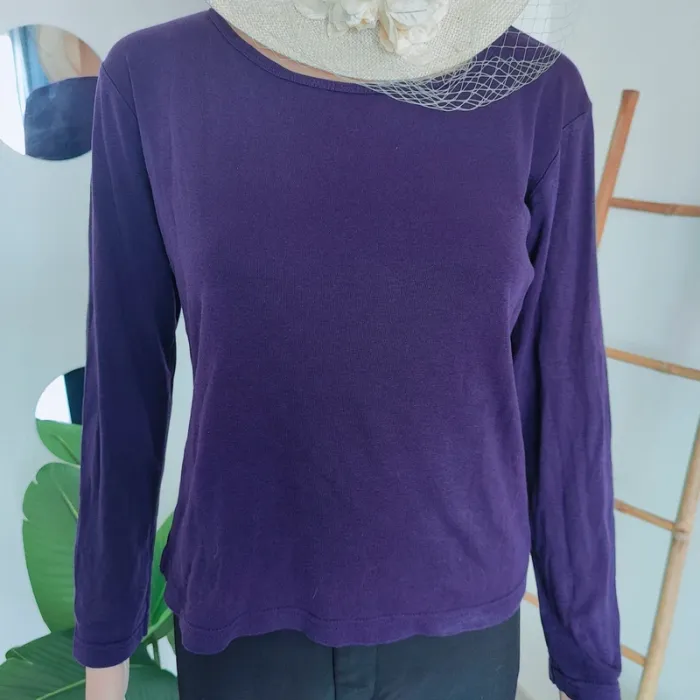 💎 Haut fluide violet • 38/40 • très bon état 💎 - photo numéro 2