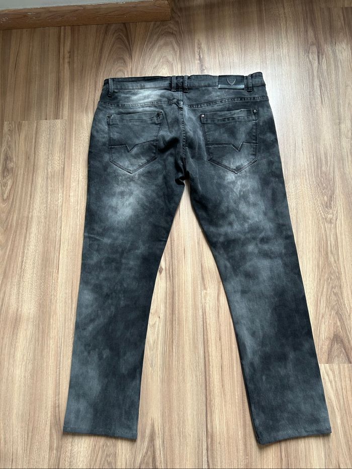 Jean gris délavé Slim Homme New Stone Tailles 44-46 - photo numéro 7