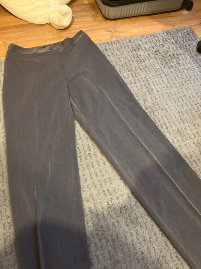 Pantalón gris droit - photo numéro 4