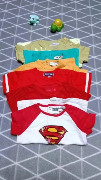 🦁lot de 6 t-shirts, 3 mois