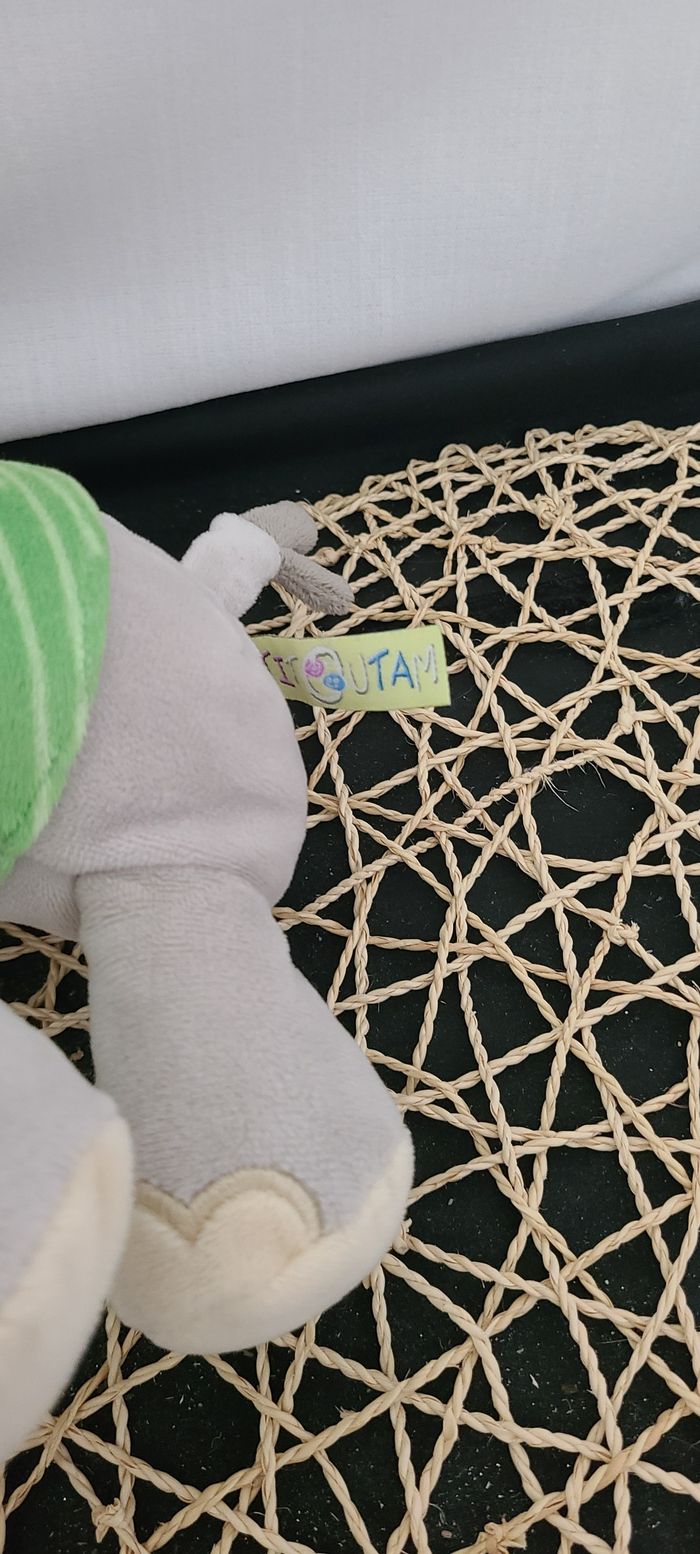 Doudou Eléphant Gris Titoutam - photo numéro 2