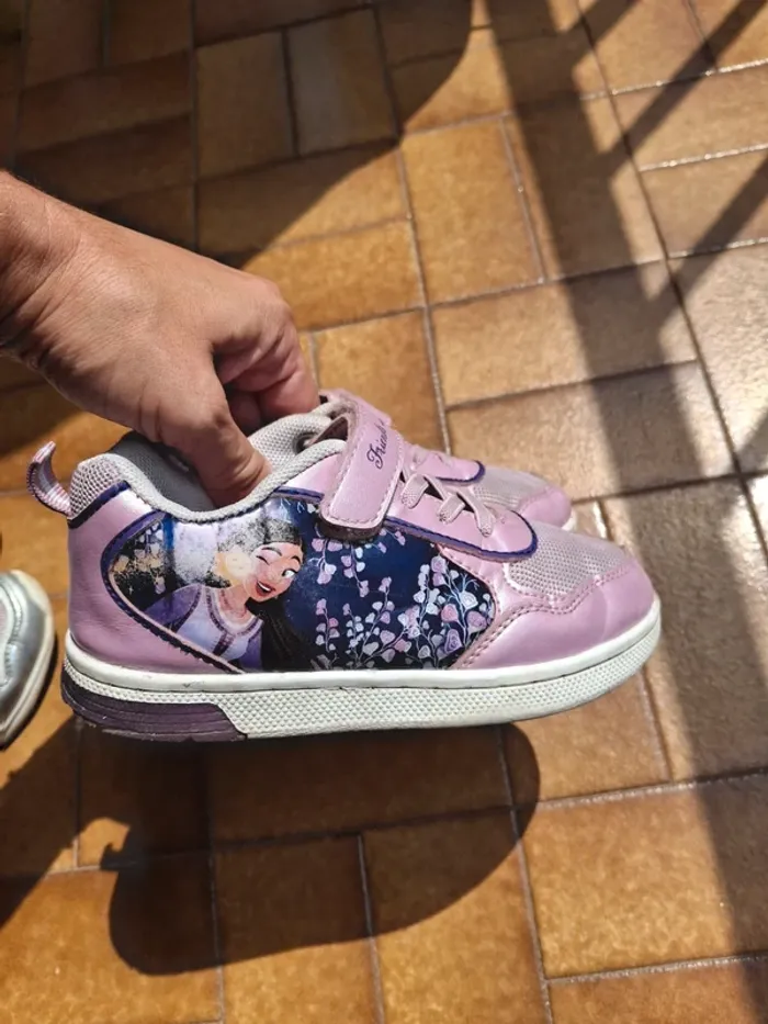 Lot de 2 paires de baskets enfant fille taille 28 asha stella - photo numéro 10