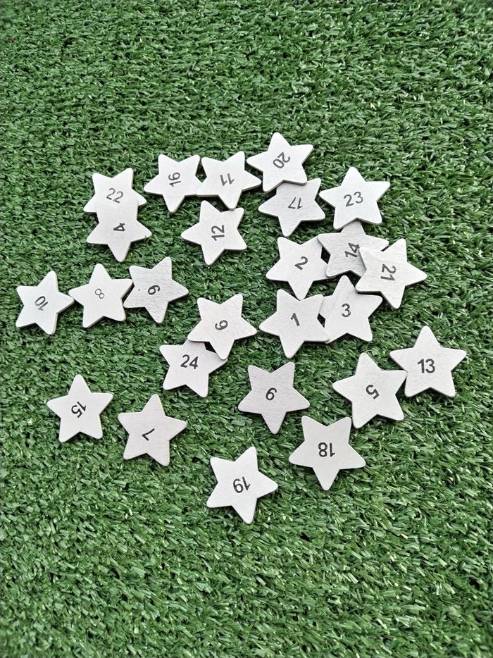 Chiffres en bois Calendrier de l'Avent - photo numéro 6