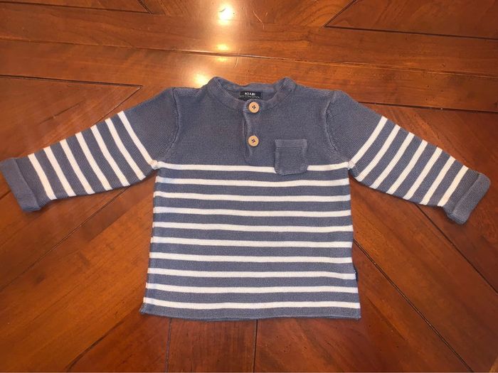 Pull marinière bébé garçon 9 mois