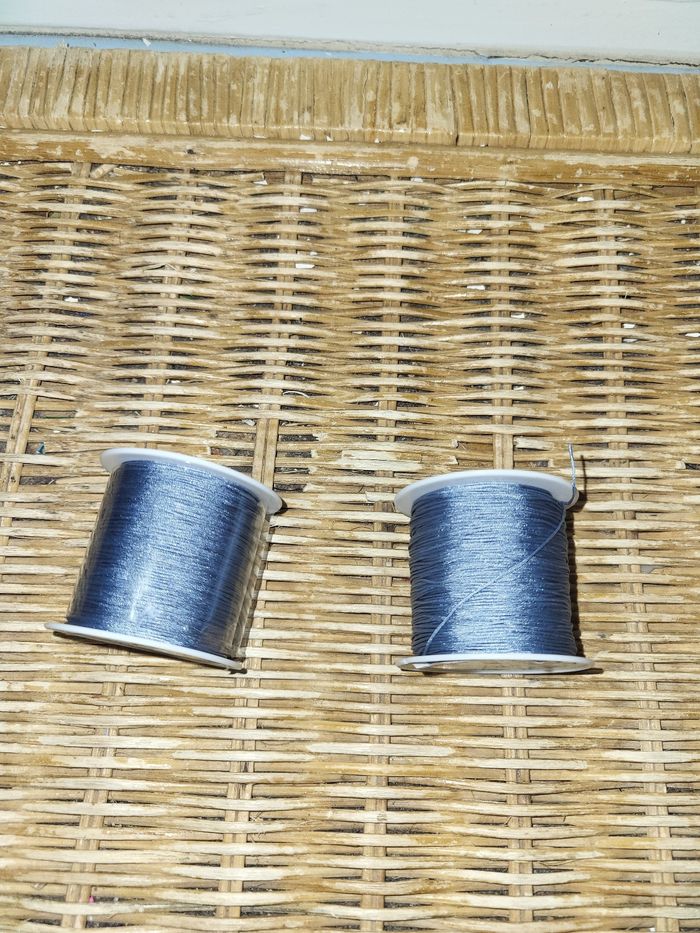 Lot de 2 Rouleau Nylon Perlage Filetage Nouage Cordon - photo numéro 2