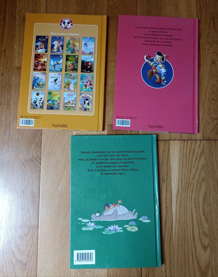 Lot trois livres Disney - Pinocchio et Tigrou - photo numéro 3