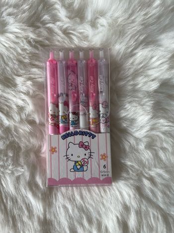 6x stylos hello Kitty