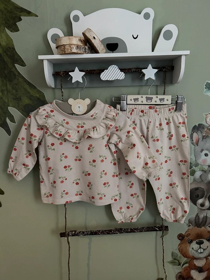 Ensemble léger/pyjama coton 68 cm