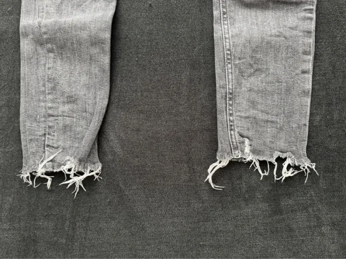 Jean super skinny troué gris homme bershka - photo numéro 6