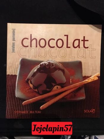 Livre recettes de chocolat