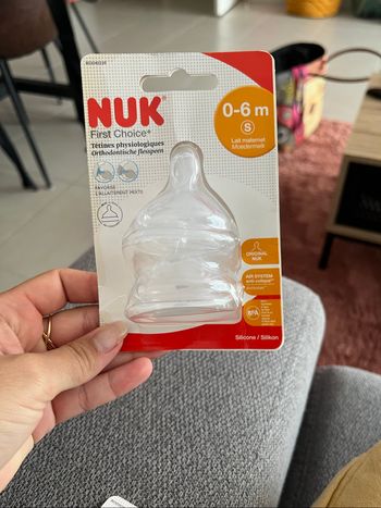 Tétines Nuk 0-6Mois