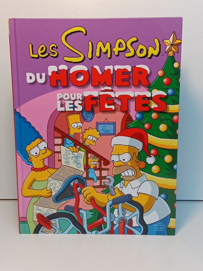 Livre Bande dessinée les Simpson Du homer pour les fêtes