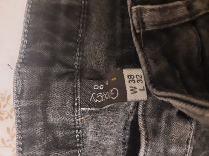 Pantalon jean noir jbc taille 38 - photo numéro 2