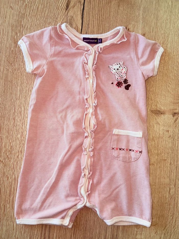 Combishort sergent major 12 mois