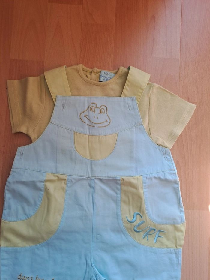 Combishort avec Tee-shirt 1an #premier rôle - photo numéro 3