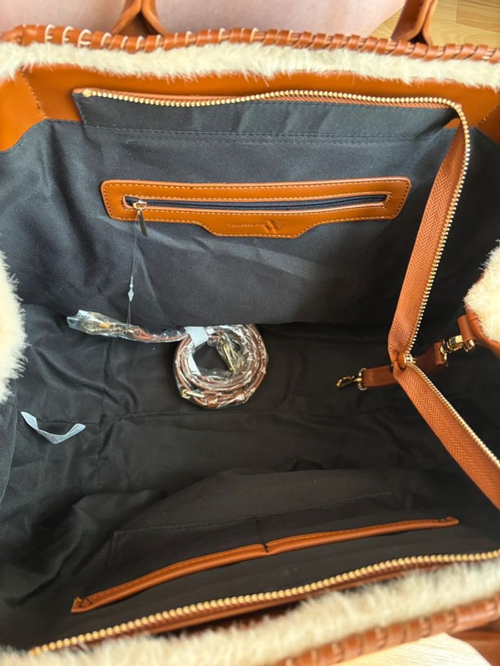 Sac cabas Vanessa Wu camel - photo numéro 3
