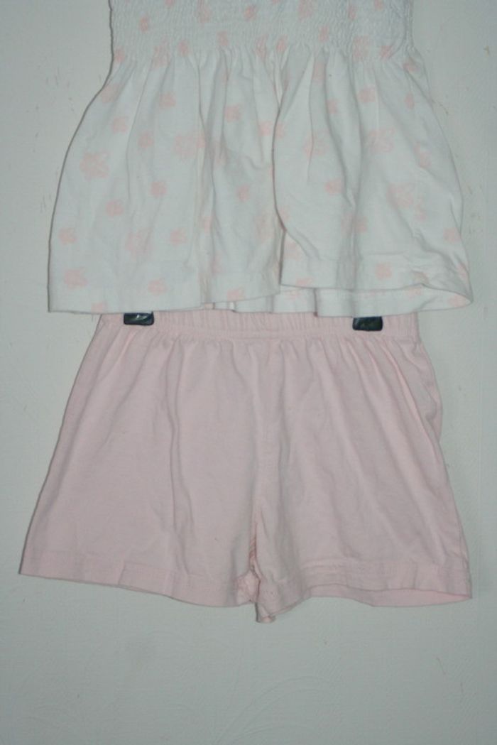 Pyjashort rose clair/blanc Petite penderie de Nuit 5 ans - photo numéro 3