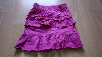 Jupe volantée Charlotte aux fraises