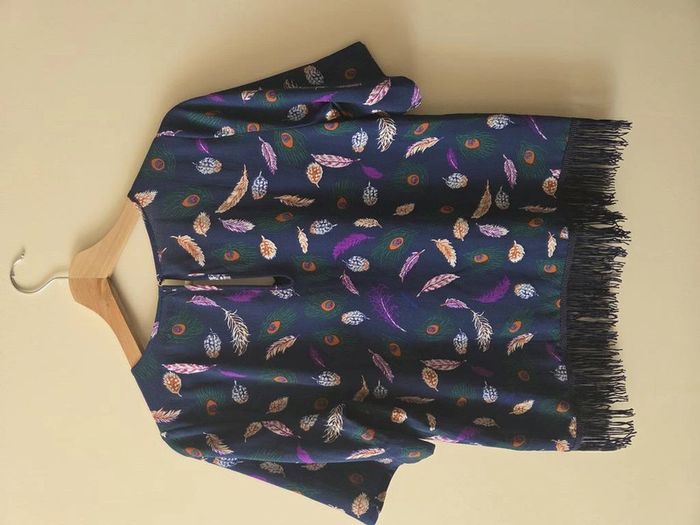 blouses manches courte Edji marine taille M - photo numéro 2