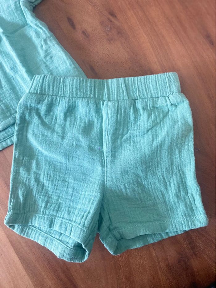 Ensemble short en Lin - photo numéro 2