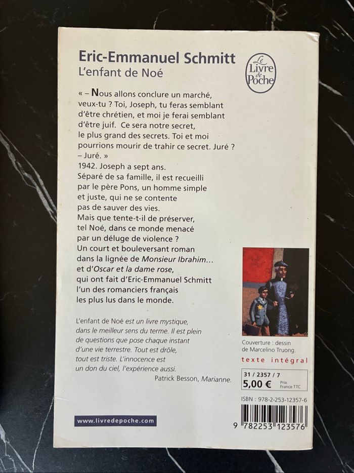 L’enfant de Noë - Éric Emmanuel Schmitt - photo numéro 2
