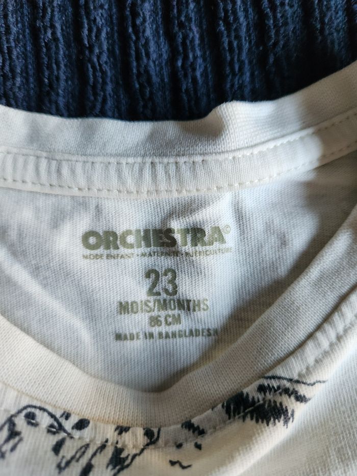 Lot de 2 Tee-shirt manches longues orchestra - photo numéro 3