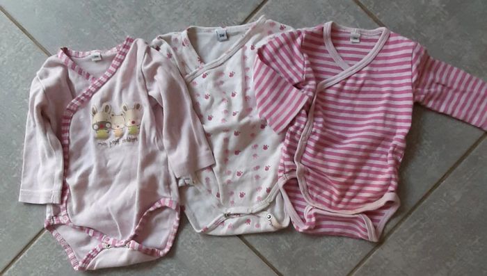 3 bodies ml fille 3mois