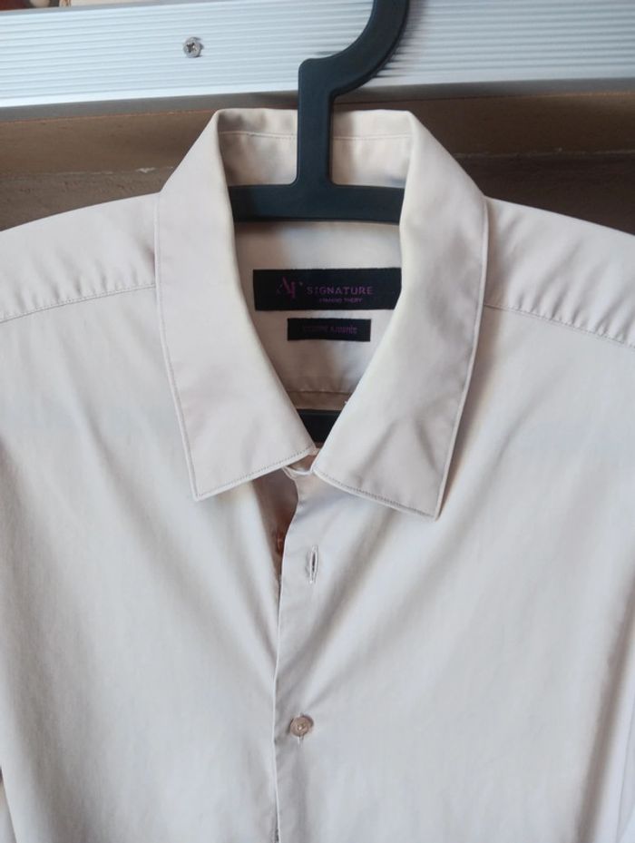 Chemise beige Armand Thiery taille 5 (43-44) - photo numéro 2